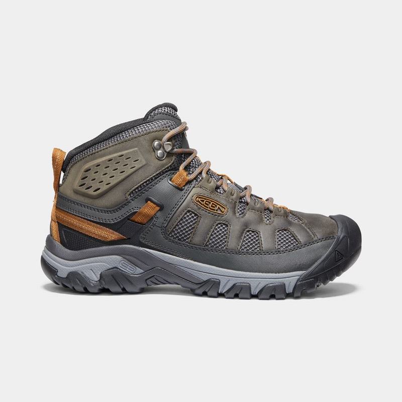 Botas De Montaña Keen Targhee Vent Mid Para Hombre Verde Oscuro Oliva - Botas Keen Mexico (075318-IL